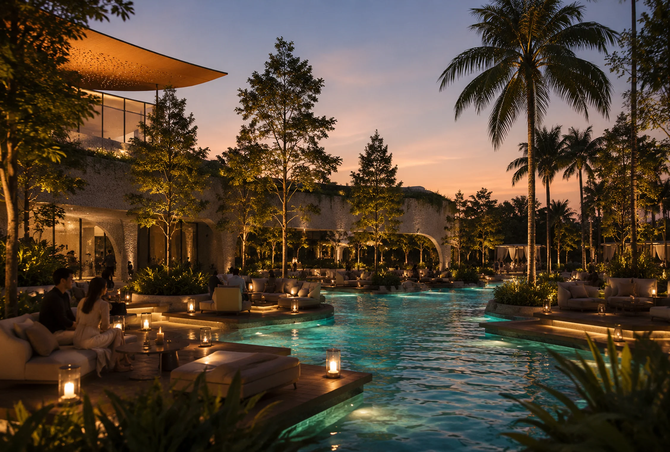 Zone C: Wellness Spa & Fitness Retreat